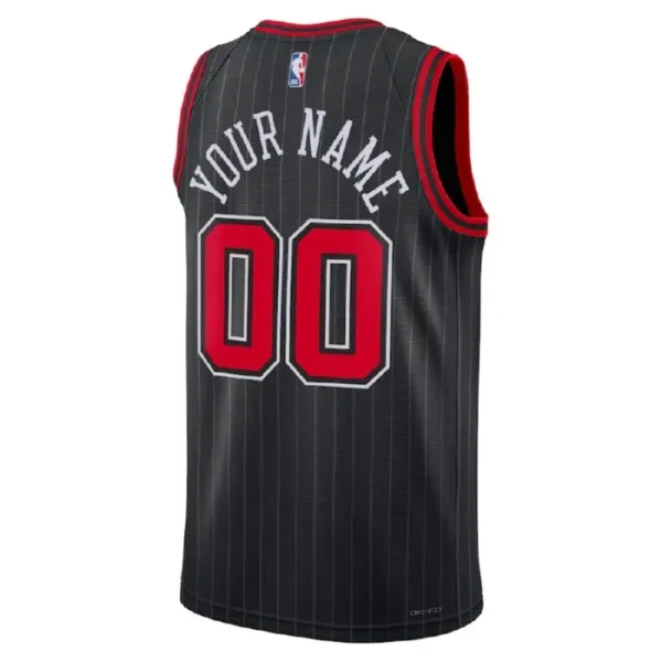 Chicago Bulls Jordan Personoitava Miesten Pelipaita Statement Edition Swingman Musta