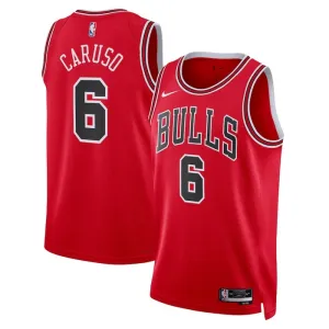 Nike Chicago Bulls Alex Caruso 6 Miesten Pelipaita Icon Edition Swingman Punainen