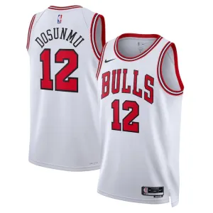 Nike Chicago Bulls Ayo Dosunmu 12 Miesten Pelipaita Association Edition Swingman Valkoinen
