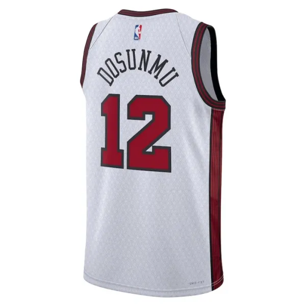 Nike Chicago Bulls Ayo Dosunmu 12 Miesten Pelipaita City Edition 2022-23 Swingman Valkoinen