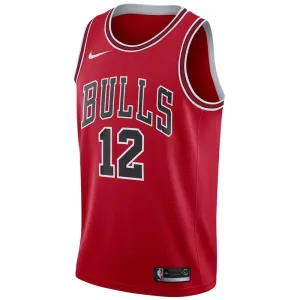 Nike Chicago Bulls Ayo Dosunmu 12 Miesten Pelipaita Icon Edition Swingman Punainen