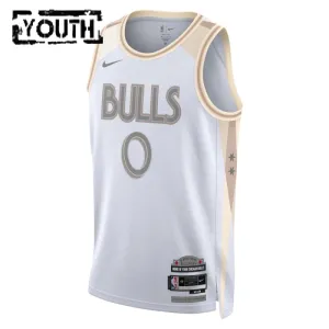 Nike Chicago Bulls Coby White Lasten Pelipaita City Edition 2024-25 Swingman Valkoinen