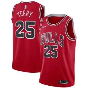 Nike Chicago Bulls Dalen Terry 25 Miesten Pelipaita Icon Edition Swingman Punainen