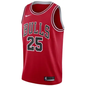 Nike Chicago Bulls Dalen Terry 25 Miesten Pelipaita Icon Edition Swingman Punainen