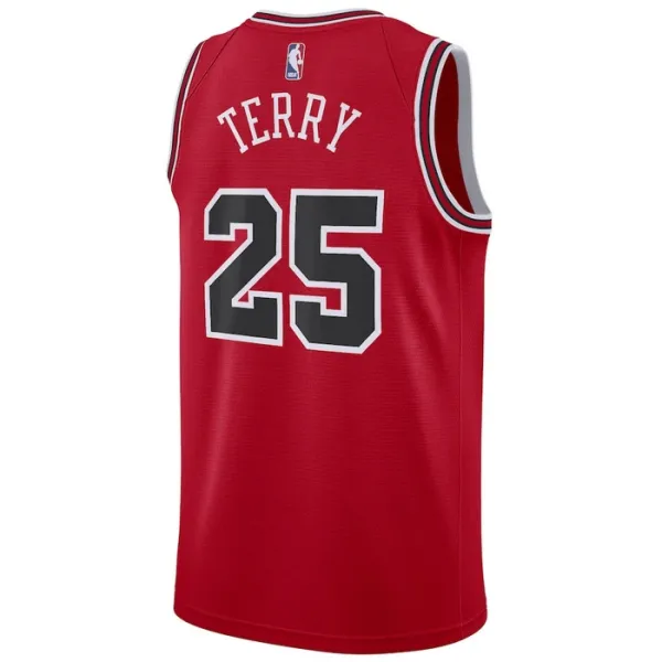 Nike Chicago Bulls Dalen Terry 25 Miesten Pelipaita Icon Edition Swingman Punainen