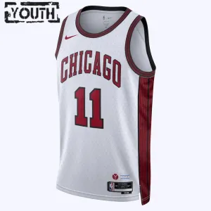 Nike Chicago Bulls Demar Derozan 11 Lasten Pelipaita City Edition 2022-23 Swingman Valkoinen
