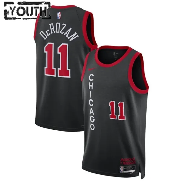 Nike Chicago Bulls DeMar DeRozan 11 Lasten Pelipaita City Edition 2023-24 Swingman Musta Nike Chicago Bulls DeMar DeRozan 11 Lasten Pelipaita City Edition 2023-24 Swingman Musta