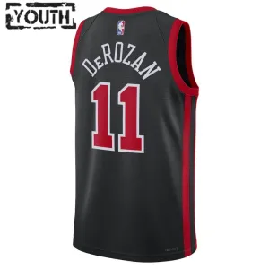 Nike Chicago Bulls DeMar DeRozan 11 Lasten Pelipaita City Edition 2023-24 Swingman Musta