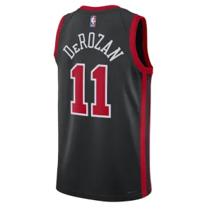 Nike Chicago Bulls DeMar DeRozan 11 Miesten Pelipaita City Edition 2023-24 Swingman Musta