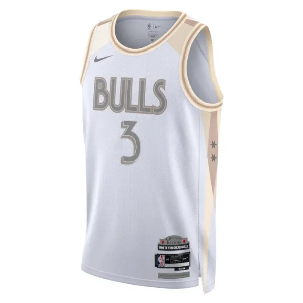 Nike Chicago Bulls Josh Giddey Miesten Pelipaita City Edition 2024-25 Swingman Valkoinen