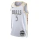 Nike Chicago Bulls Josh Giddey Miesten Pelipaita City Edition 2024-25 Swingman Valkoinen