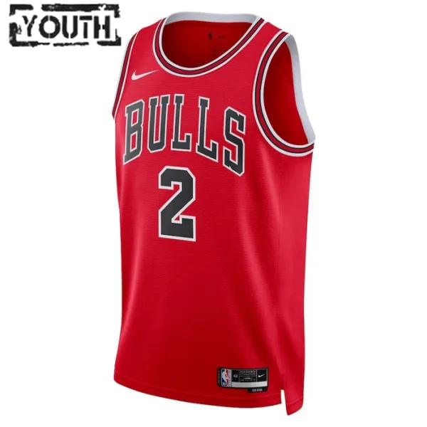 Nike Chicago Bulls Lonzo Ball 2 Lasten Pelipaita Icon Edition Swingman Punainen