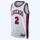 Nike Chicago Bulls Lonzo Ball 2 Miesten Pelipaita City Edition 2022-23 Swingman Valkoinen
