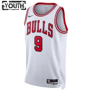 Nike Chicago Bulls Nikola Vucevic 9 Lasten Pelipaita Association Edition Swingman Valkoinen