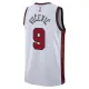 Nike Chicago Bulls Nikola Vucevic 9 Miesten Pelipaita City Edition 2022-23 Swingman Valkoinen