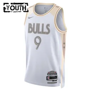 Nike Chicago Bulls Nikola Vucevic Lasten Pelipaita City Edition 2024-25 Swingman Valkoinen
