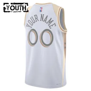 Nike Chicago Bulls Personoitava Lasten Pelipaita City Edition 2024-25 Swingman Valkoinen