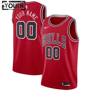 Nike Chicago Bulls Personoitava Lasten Pelipaita Icon Edition Swingman Punainen