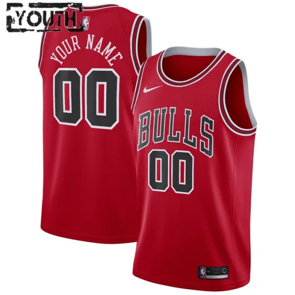 Nike Chicago Bulls Personoitava Lasten Pelipaita Icon Edition Swingman Punainen Nike Chicago Bulls Personoitava Lasten Pelipaita Icon Edition Swingman Punainen