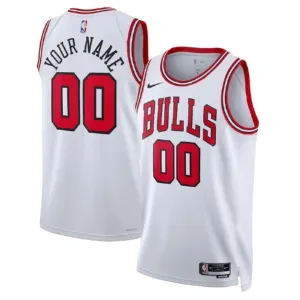 Nike Chicago Bulls Personoitava Miesten Pelipaita Association Edition Swingman Valkoinen