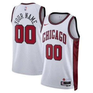 Nike Chicago Bulls Personoitava Miesten Pelipaita City Edition 2022-23 Swingman Valkoinen