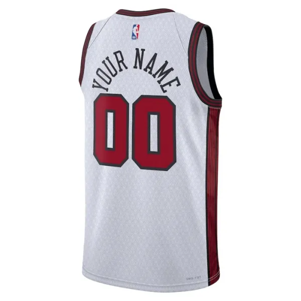 Nike Chicago Bulls Personoitava Miesten Pelipaita City Edition 2022-23 Swingman Valkoinen