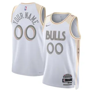 Nike Chicago Bulls Personoitava Miesten Pelipaita City Edition 2024-25 Swingman Valkoinen