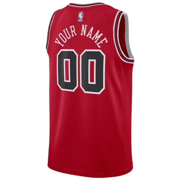 Nike Chicago Bulls Personoitava Miesten Pelipaita Icon Edition Swingman Punainen