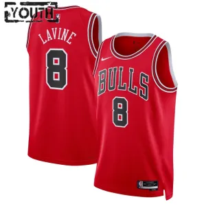 Nike Chicago Bulls Zach Lavine 8 Lasten Pelipaita Icon Edition Swingman Punainen