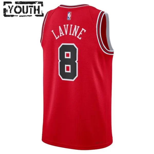 Nike Chicago Bulls Zach Lavine 8 Lasten Pelipaita Icon Edition Swingman Punainen