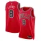 Nike Chicago Bulls Zach Lavine 8 Miesten Pelipaita Icon Edition Swingman Punainen