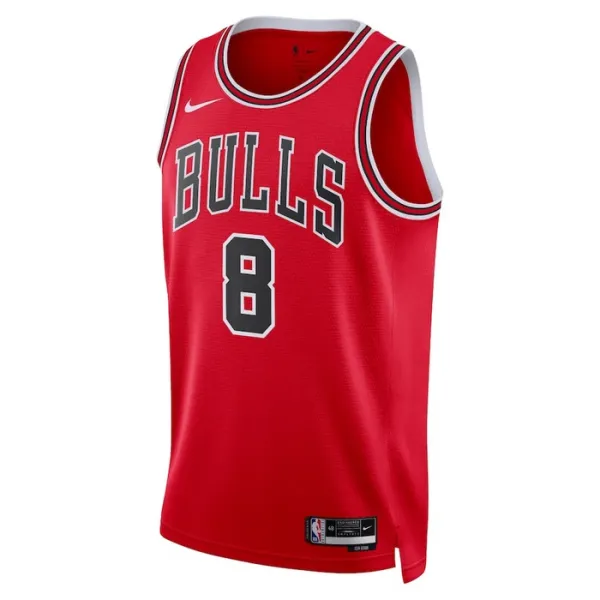 Nike Chicago Bulls Zach Lavine 8 Miesten Pelipaita Icon Edition Swingman Punainen