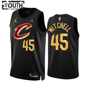 Cleveland Cavaliers Donovan Mitchell 45 Jordan Lasten Pelipaita Statement Edition Swingman Musta Cleveland Cavaliers Donovan Mitchell 45 Jordan Lasten Pelipaita Statement Edition Swingman Musta