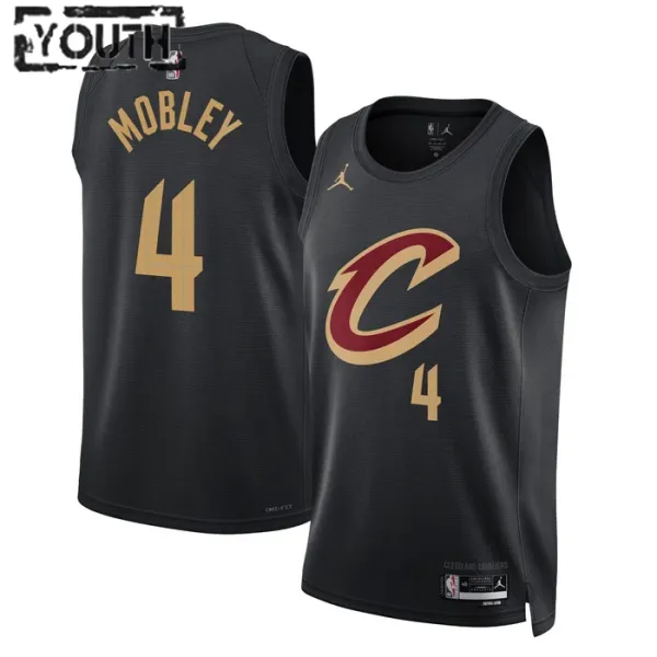 Cleveland Cavaliers Jordan Evan Mobley 4 Lasten Pelipaita Statement Edition Swingman Musta Cleveland Cavaliers Jordan Evan Mobley 4 Lasten Pelipaita Statement Edition Swingman Musta
