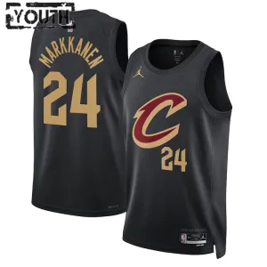 Cleveland Cavaliers Jordan Lauri Markkanen 24 Lasten Pelipaita Statement Edition Swingman Musta