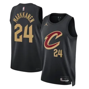 Cleveland Cavaliers Jordan Lauri Markkanen 24 Miesten Pelipaita Statement Edition Swingman Musta