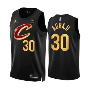Cleveland Cavaliers Jordan Ochai Agbaji 30 Miesten Pelipaita Statement Edition Swingman Musta Cleveland Cavaliers Jordan Ochai Agbaji 30 Miesten Pelipaita Statement Edition Swingman Musta