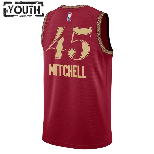 Nike Cleveland Cavaliers Donovan Mitchell Lasten Pelipaita City Edition 2023-24 Swingman