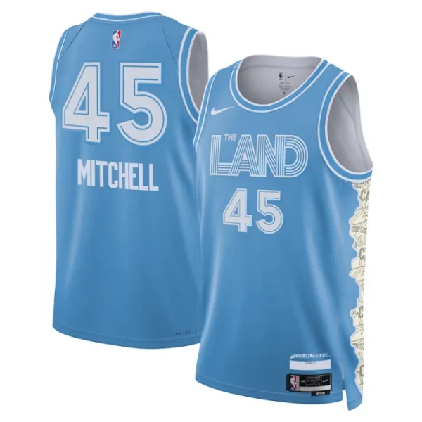 Nike Cleveland Cavaliers Donovan Mitchell Miesten Pelipaita City Edition 2024-25 Swingman Sininen Nike Cleveland Cavaliers Donovan Mitchell Miesten Pelipaita City Edition 2024-25 Swingman Sininen