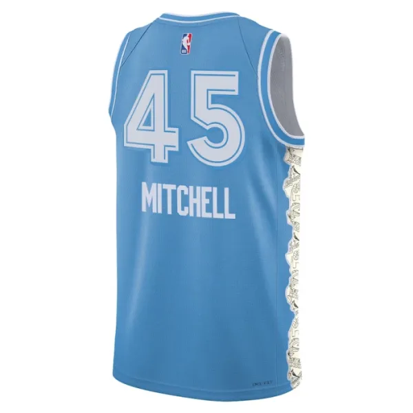 Nike Cleveland Cavaliers Donovan Mitchell Miesten Pelipaita City Edition 2024-25 Swingman Sininen