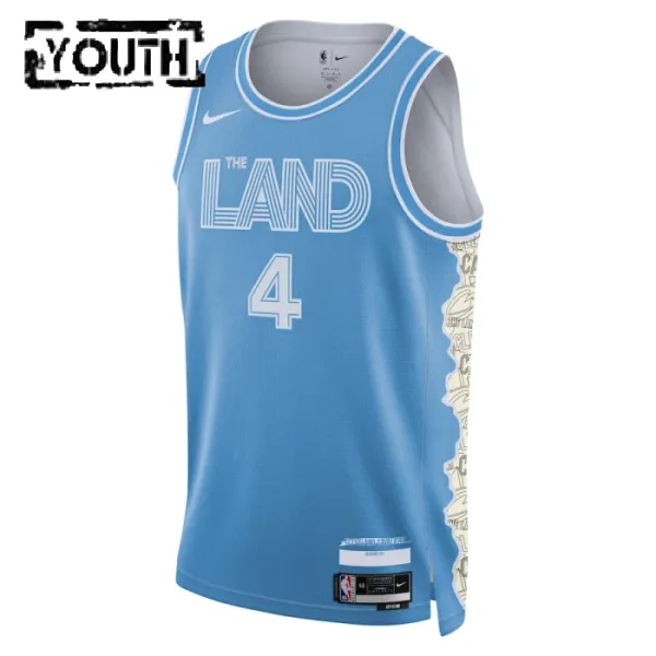 Nike Cleveland Cavaliers Evan Mobley Lasten Pelipaita City Edition 2024-25 Swingman Sininen