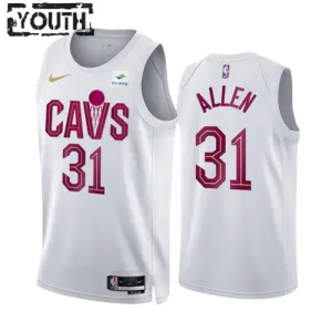 Nike Cleveland Cavaliers Jarrett Allen 31 Lasten Pelipaita Association Edition Swingman Valkoinen Nike Cleveland Cavaliers Jarrett Allen 31 Lasten Pelipaita Association Edition Swingman Valkoinen