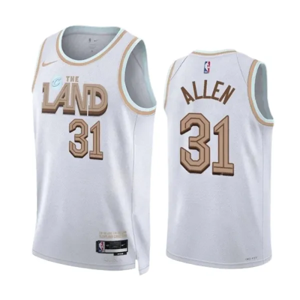 Nike Cleveland Cavaliers Jarrett Allen 31 Miesten Pelipaita City Edition 2022-23 Swingman Valkoinen Nike Cleveland Cavaliers Jarrett Allen 31 Miesten Pelipaita City Edition 2022-23 Swingman Valkoinen