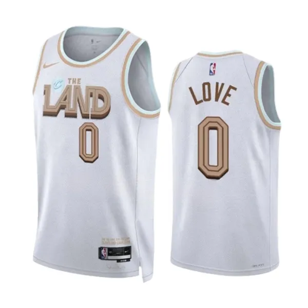 Nike Cleveland Cavaliers Kevin Love 0 Miesten Pelipaita City Edition 2022-23 Swingman Valkoinen Nike Cleveland Cavaliers Kevin Love 0 Miesten Pelipaita City Edition 2022-23 Swingman Valkoinen