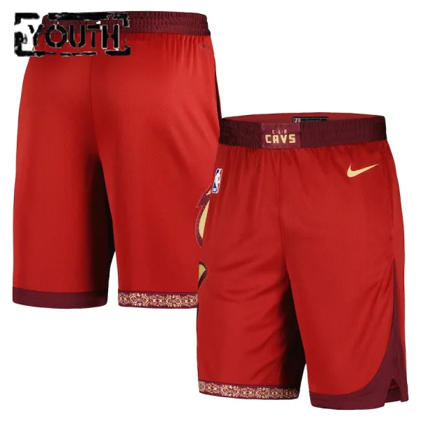 Nike Cleveland Cavaliers Lasten Shortsit City Edition 2023-24 Swingman Nike Cleveland Cavaliers Lasten Shortsit City Edition 2023-24 Swingman