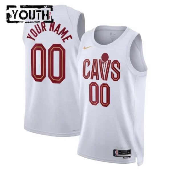 Nike Cleveland Cavaliers Personoitava Lasten Pelipaita Association Edition Swingman Valkoinen Nike Cleveland Cavaliers Personoitava Lasten Pelipaita Association Edition Swingman Valkoinen