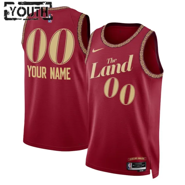 Nike Cleveland Cavaliers Personoitava Lasten Pelipaita City Edition 2023-24 Swingman Nike Cleveland Cavaliers Personoitava Lasten Pelipaita City Edition 2023-24 Swingman