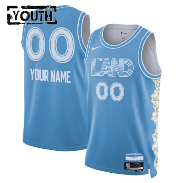 Nike Cleveland Cavaliers Personoitava Lasten Pelipaita City Edition 2024-25 Swingman Sininen Nike Cleveland Cavaliers Personoitava Lasten Pelipaita City Edition 2024-25 Swingman Sininen