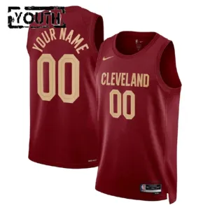 Nike Cleveland Cavaliers Personoitava Lasten Pelipaita Icon Edition Swingman Punainen