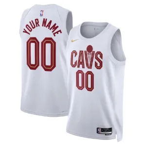 Nike Cleveland Cavaliers Personoitava Miesten Pelipaita Association Edition Swingman Valkoinen
